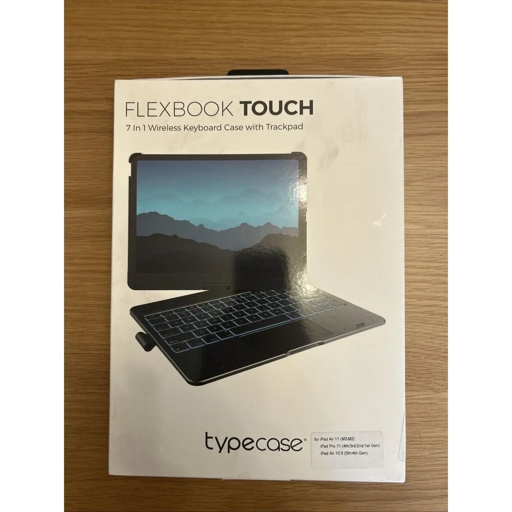 typecase Touch Keyboard Case for iPad Air 11-inch(M4/M3/M2, 2026/2025/2024) & iP